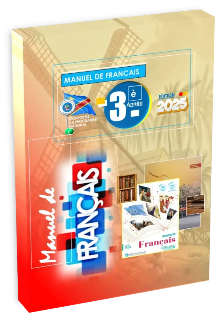 Couverture du manuel scolaire de Français pour la 3ème année, édition 2025.