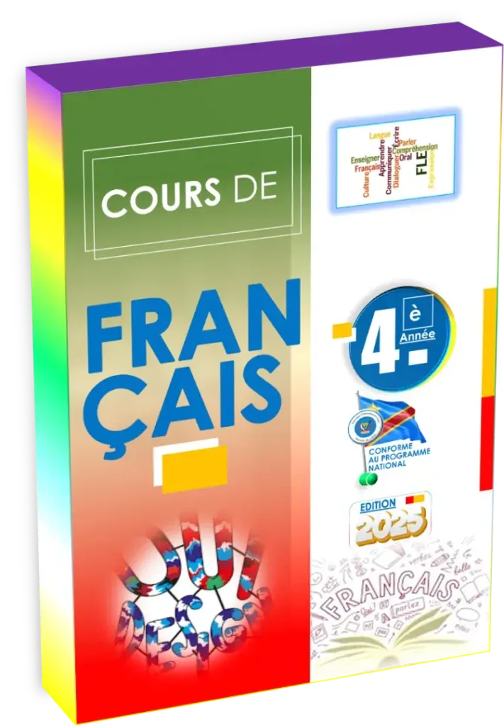 Couverture du manuel scolaire de Français 4ème année primaire, édition 2025.