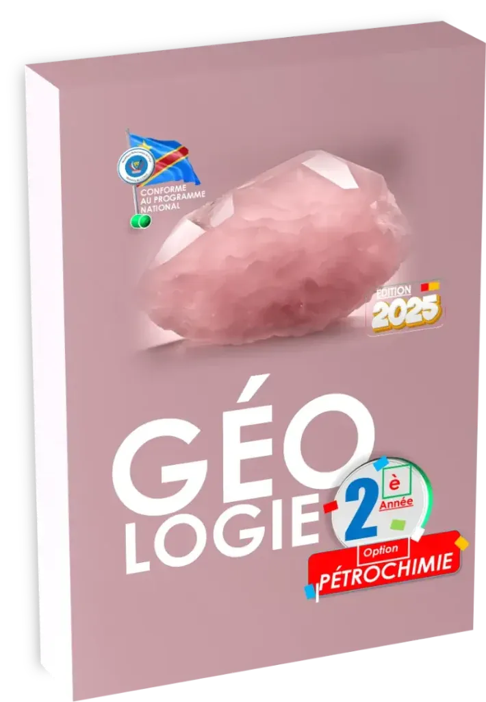Couverture du manuel de Géologie 2ème année, option Pétrochimie, édition 2025.