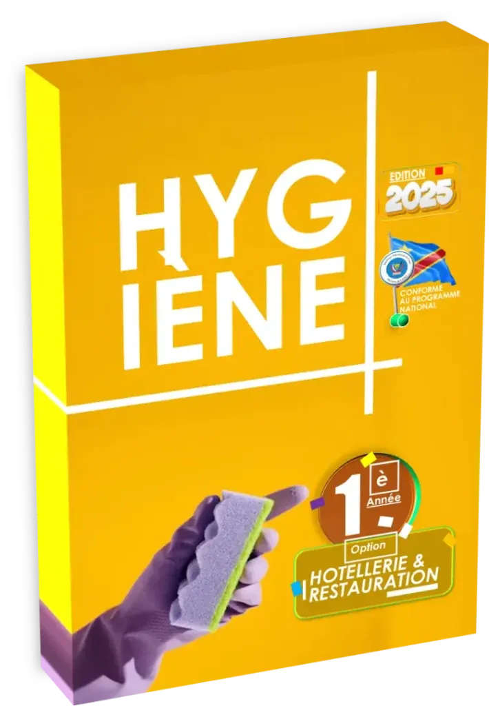 Couverture du manuel scolaire Hygiène 1ère Année Hôtellerie et Restauration, édition 2025.