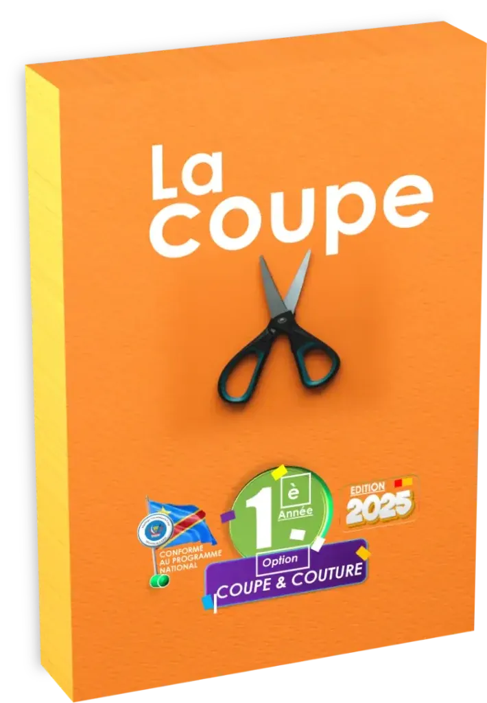 Couverture du manuel scolaire 'La Coupe' pour la 1ère année de formation en coupe et couture.