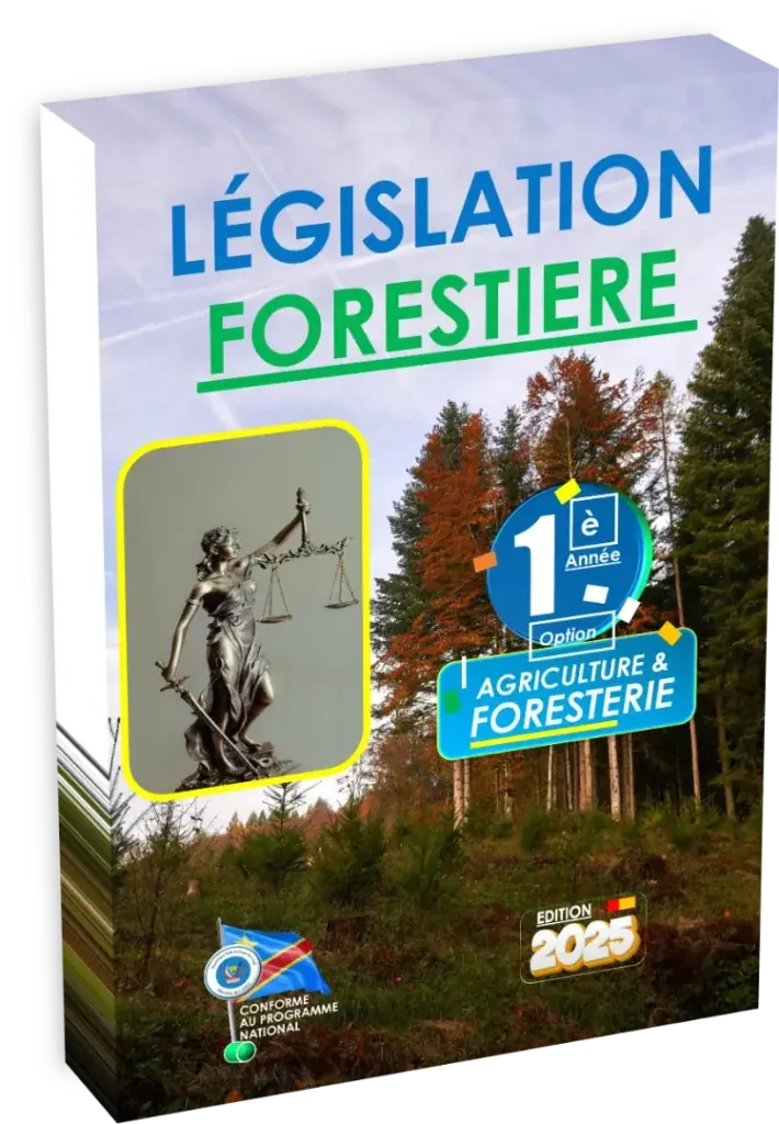Couverture du manuel de Législation Forestière pour la 1ère année Agriculture et Foresterie