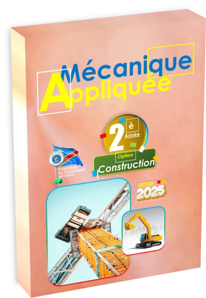 Couverture du manuel scolaire 'Mécanique Appliquée 2ème Année Construction'