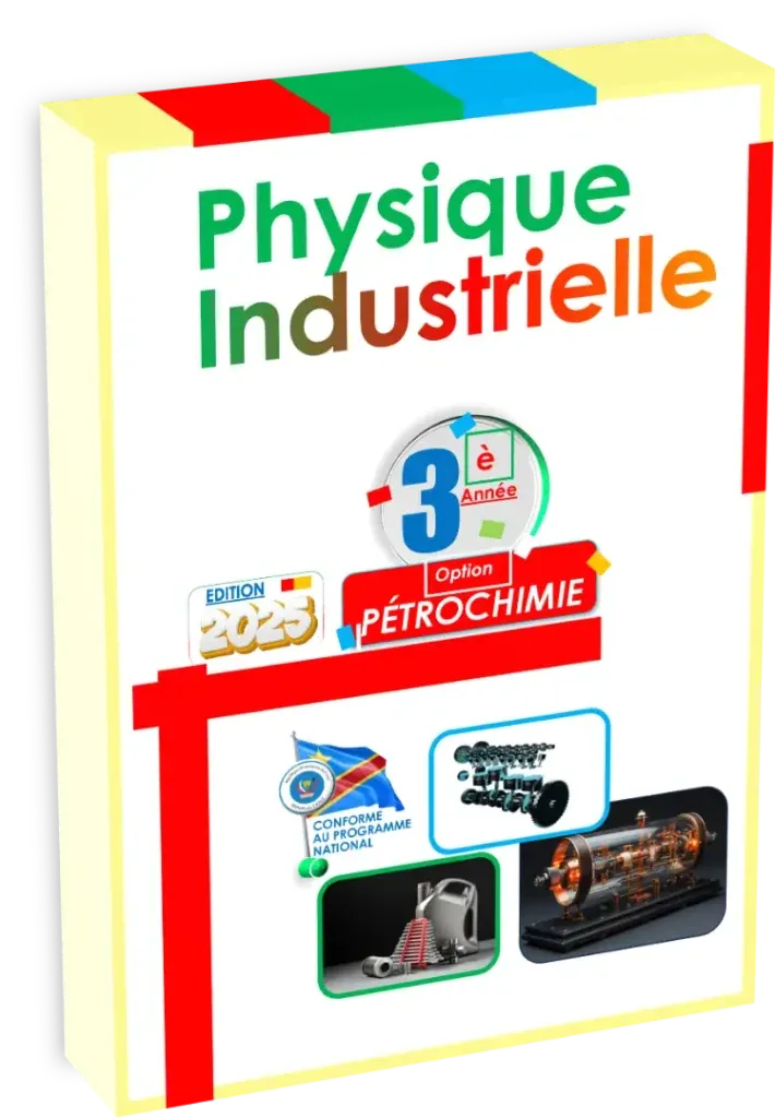 Couverture du manuel de Physique Industrielle pour la 3ème année option Pétrochimie.