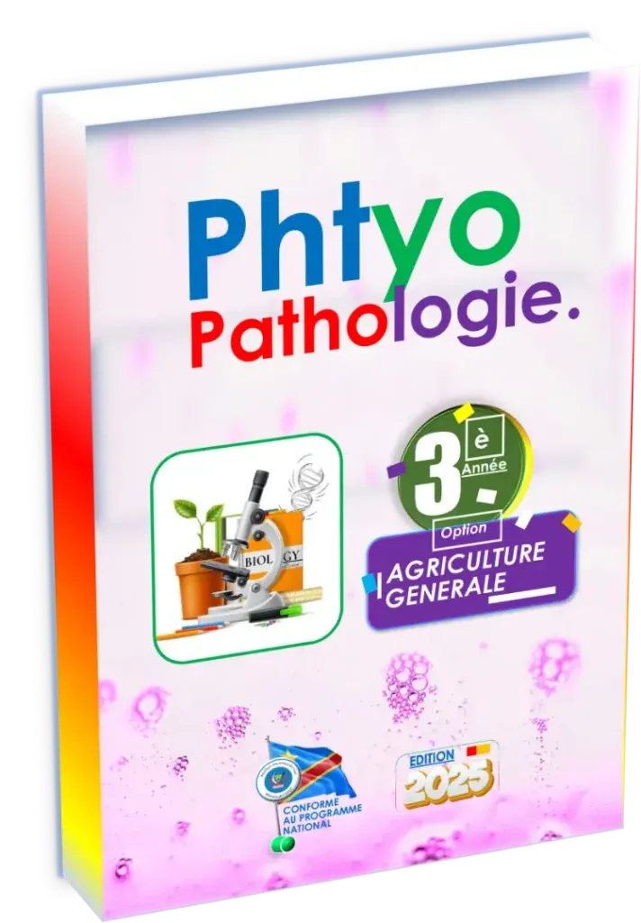 Couverture du manuel de Phytopathologie pour la 3ème année option Agriculture Générale, édition 2025.