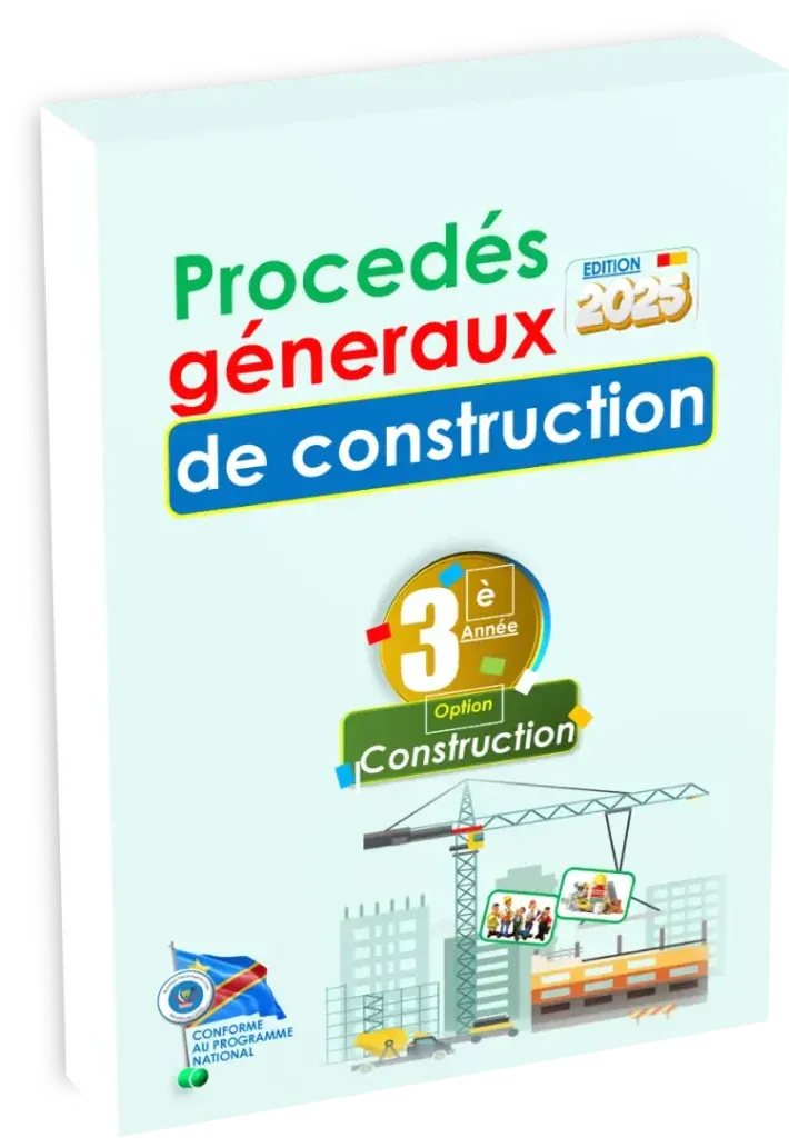 Couverture du manuel Procédés Généraux de Construction pour la 3ème année, option Construction.