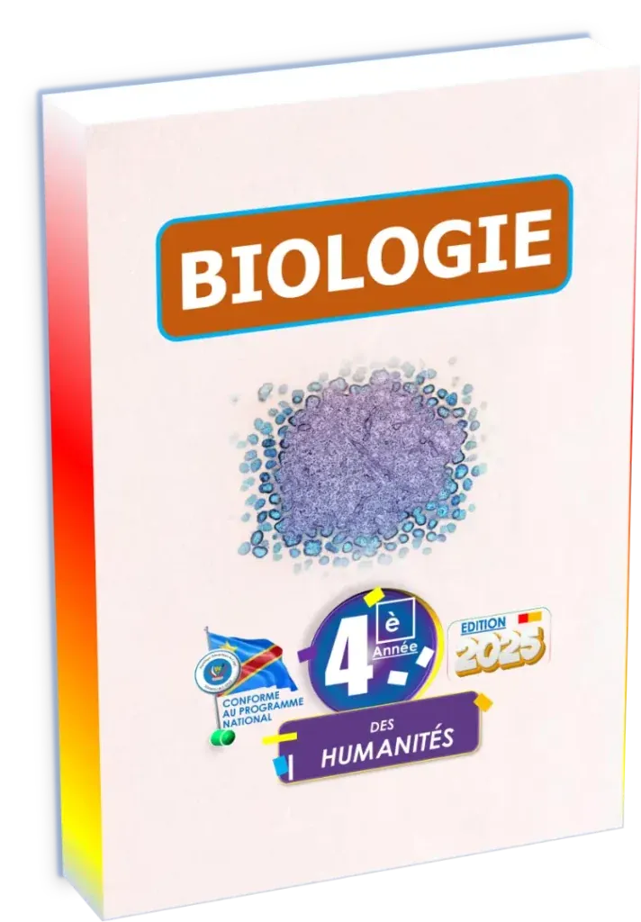Couverture du manuel de Biologie pour la 4ème année des Humanités