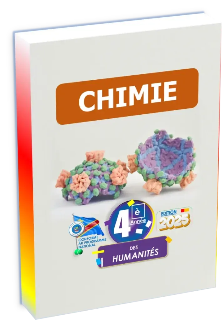 Couverture du manuel de Chimie pour la 4ème année des Humanités
