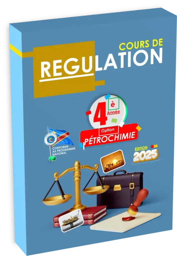 Couverture du manuel de Régulation pour la 4ème année de la section Pétrochimie.