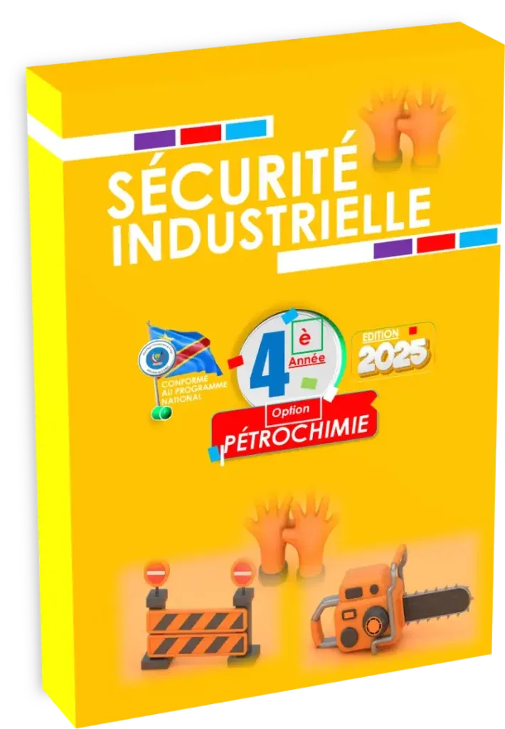 Couverture du manuel de Sécurité Industrielle pour la 4ème année de Pétrochimie, édition 2025.