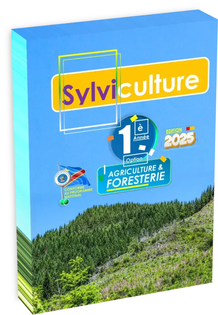 Couverture du manuel de Sylviculture pour la 1ère année Agriculture et Foresterie, édition 2025.
