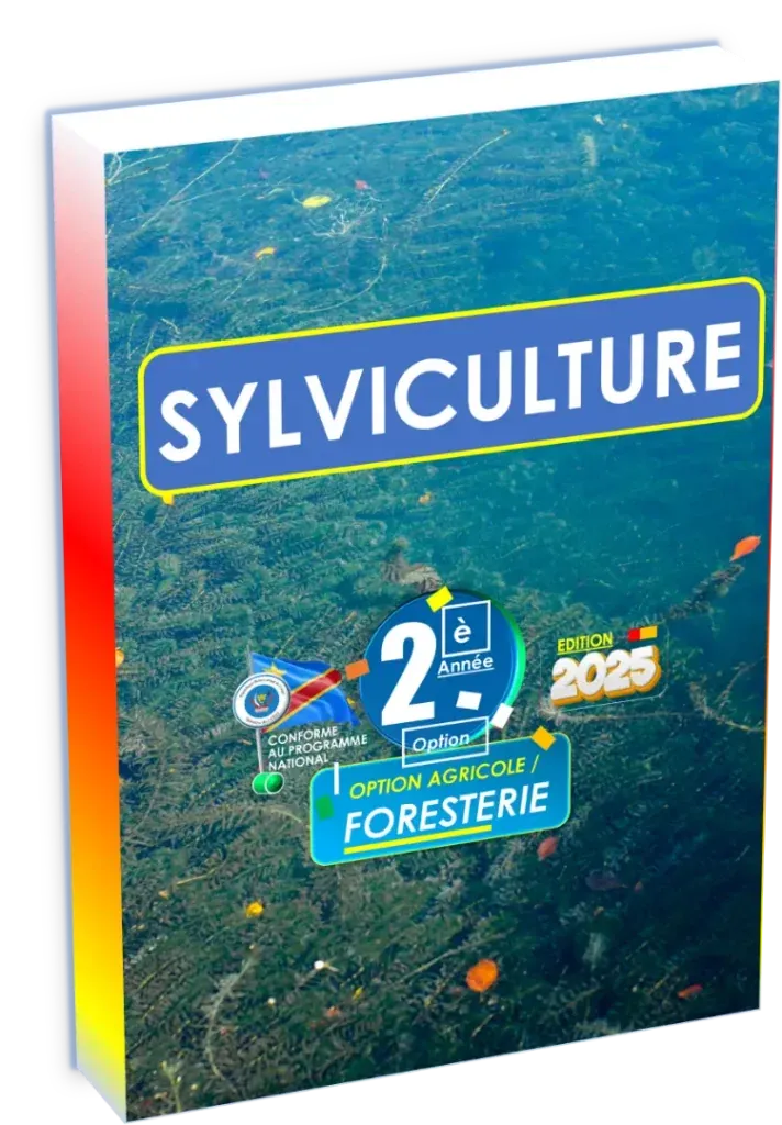 Couverture du manuel scolaire de Sylviculture Avancée et Agri-foresterie pour l'option Foresterie en RDC.