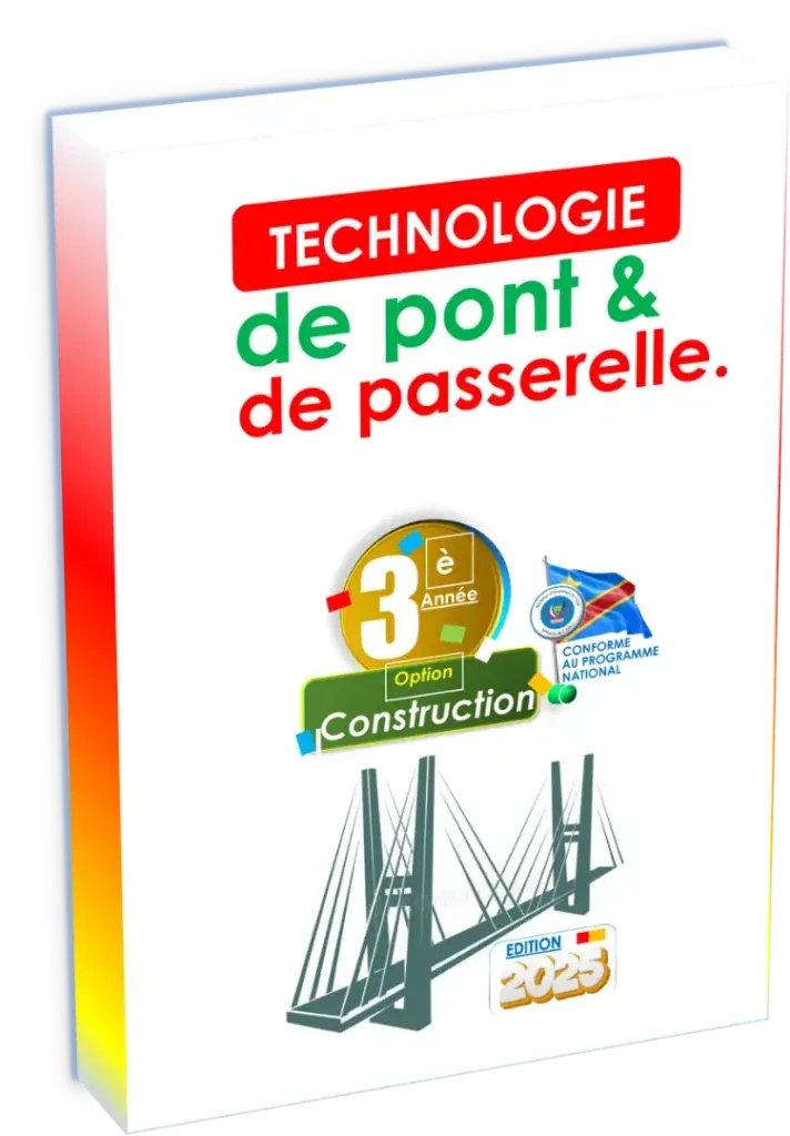 Couverture du manuel de Technologie de Pont et Passerelle pour la 3ème année Construction