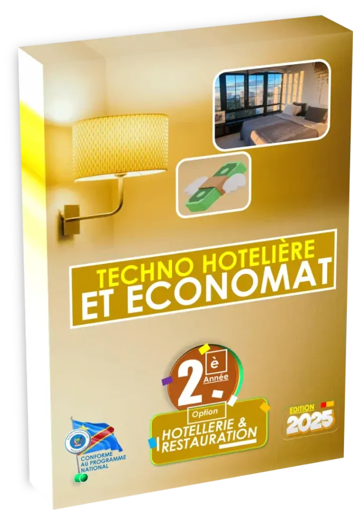 Couverture du manuel de Technologie Hôtelière et Économat pour la 2ème année Hôtellerie et Restauration