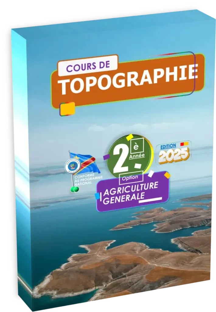 Couverture du manuel de Topographie pour la 2ème année d'Agriculture Générale, édition 2025.