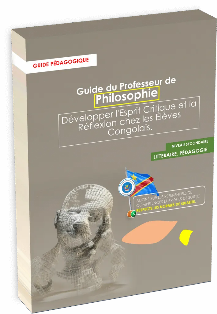 Explorez le Guide pédagogique Philosophie, pensé pour les enseignants et les élèves du cycle terminal en RDC. Cet ouvrage innovant, adapté à l’édition 2025 et aligné avec le programme EPST, offre des stratégies d’enseignement et des ressources pour dynamiser l’apprentissage philosophique, en phase avec la politique nationale des manuels scolaires.