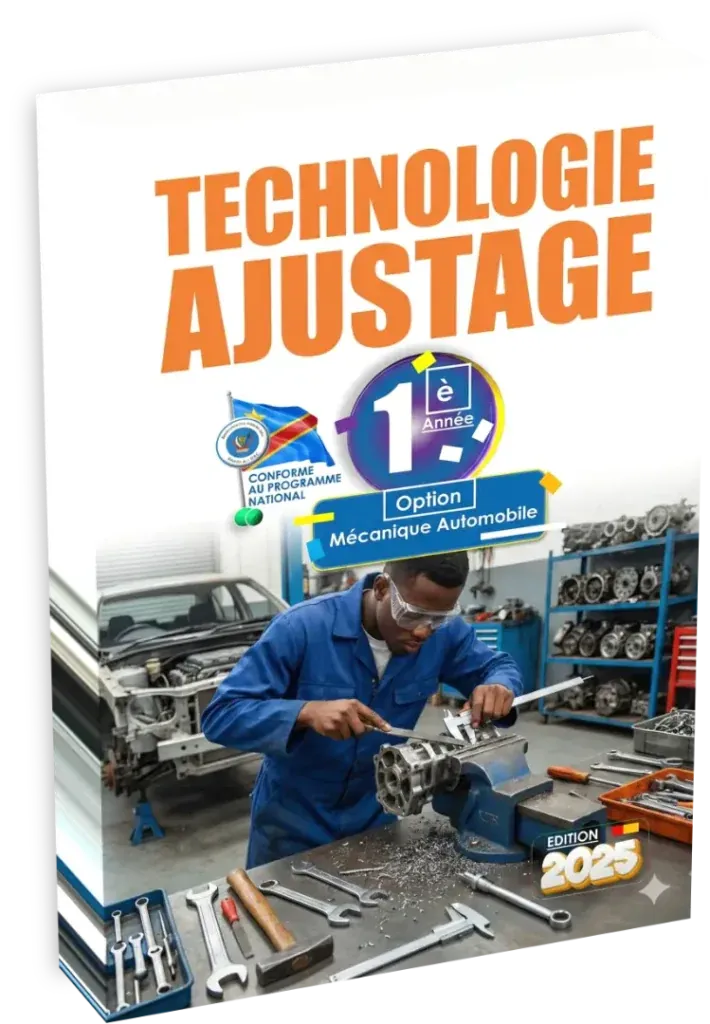 Couverture du manuel de Technologie d'Ajustage, 1ère année, option Mécanique Automobile