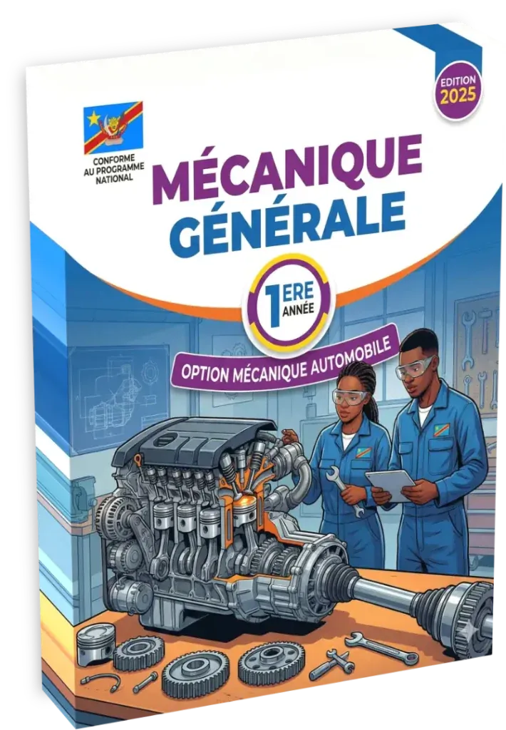 Couverture du manuel de Mécanique Générale 1ère année, option mécanique automobile
