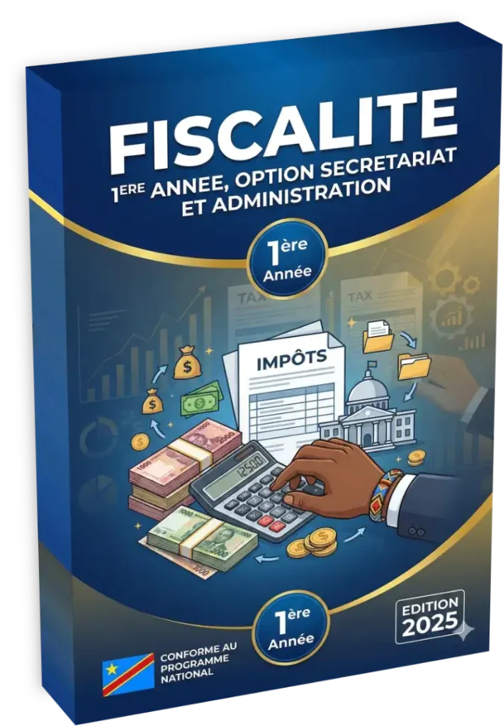 Couverture du manuel scolaire de Fiscalité 1ère année option secrétariat et administration.