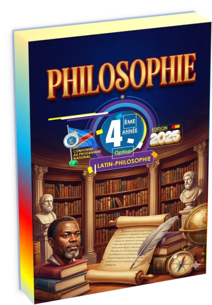 Couverture du manuel de Philosophie pour la 4ème année de l'option Latin-Philo en RDC.