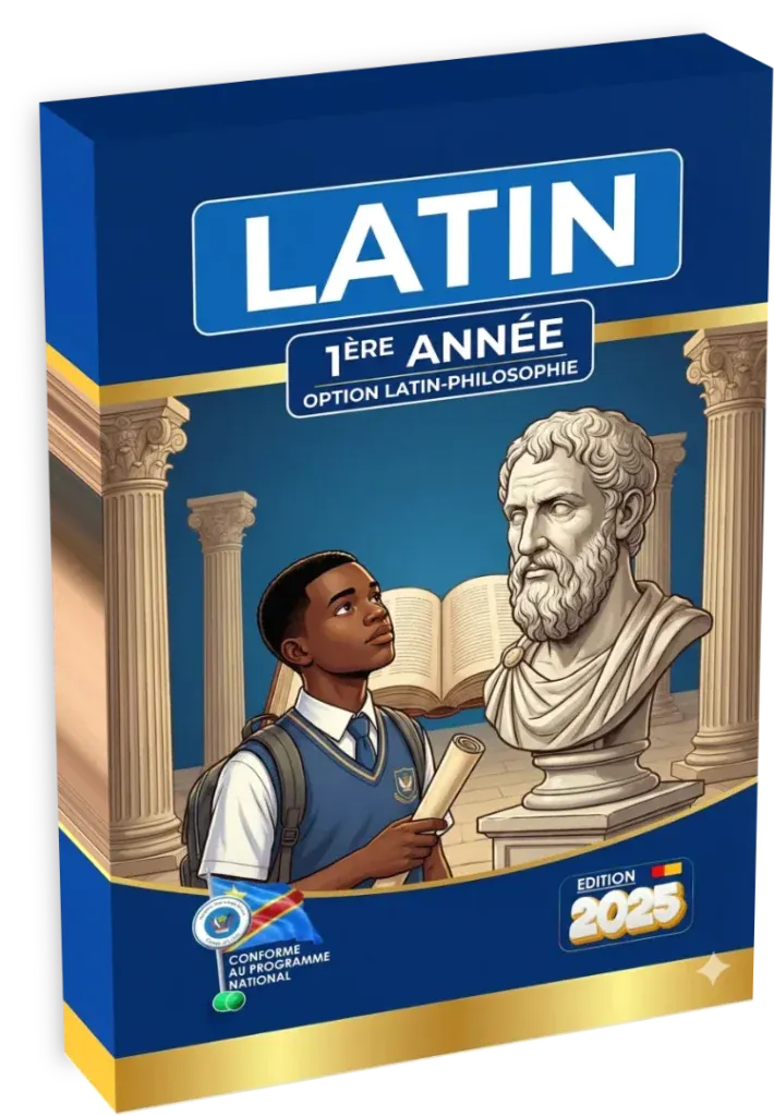 Couverture du manuel de Latin pour la 1ère année de l'option Latin-Philosophie en RDC.