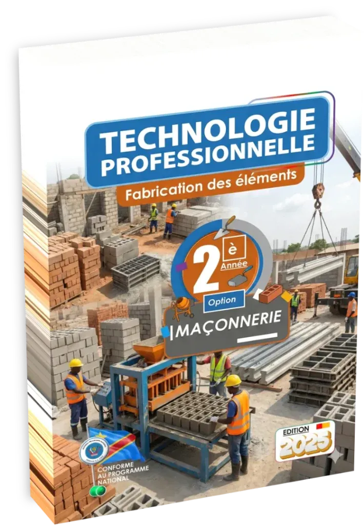 Couverture du manuel de Technologie Professionnelle 2ème année, option Maçonnerie